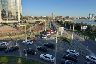 Ремонт у Тургеневского моста парализует движение в Краснодаре