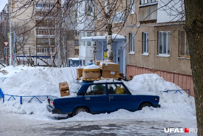 Не «подснежник», но зарылся неплохо | Источник: Булат Салихов / UFA1.RU