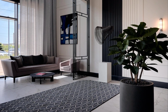 Это не сам пентхаус, это просто подъезд в башне «На Декабристов» | Источник: ООО «Брусника»