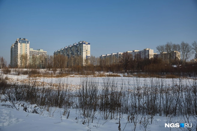 Ближайшая остановка общественного транспорта находится у жилмассива «Березовое», примерно в 800 метрах от новых домов | Источник: Александр Ощепков / NGS.RU