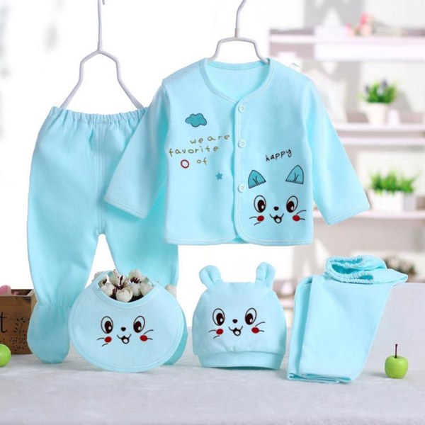 Хлопковый набор одежды для новорожденного