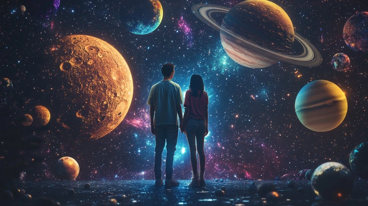астролог объяснил, как наладить личную жизнь в феврале | Источник: Midjourney