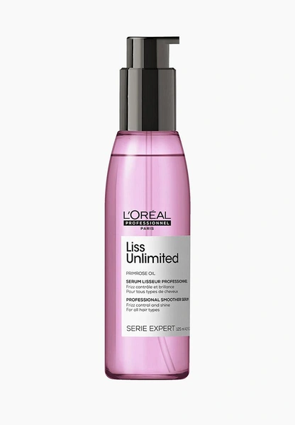 Сыворотка для волос L'Oreal Professionnel разглаживающая L'Oreal Professionnel Serie Expert Liss Unlimited для сияния и защиты от влажности