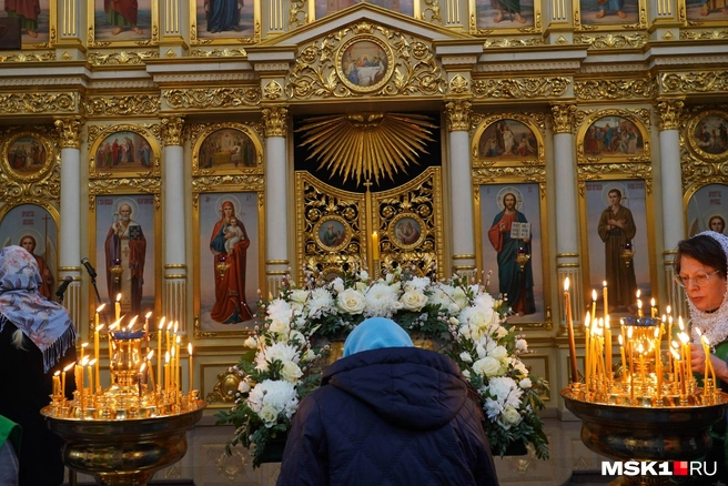 В храме царила теплая и светлая атмосфера | Источник: Артем Рамазани-Зубов / MSK1.RU