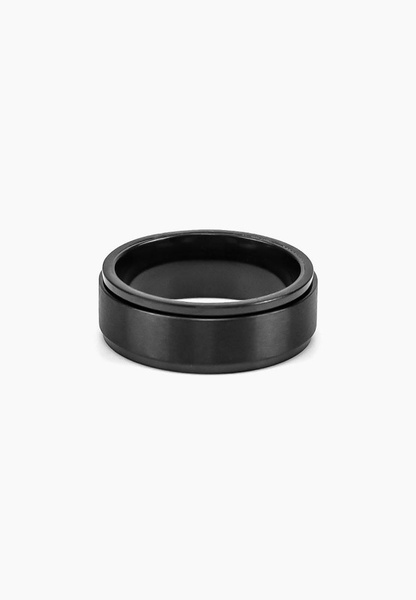 Черное кольцо ChromeMans