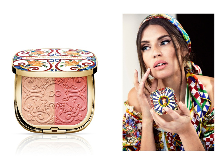 Румяна-хайлайтер для лица Dolce & Gabbana Beauty Solar Glow