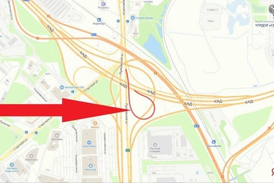 На развязке КАД закроют съезды на Пулковское шоссе