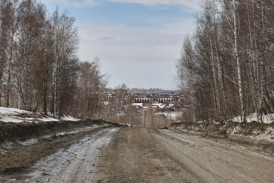 Паводок привёл к полному закрытию дороги в Краснозёрском районе