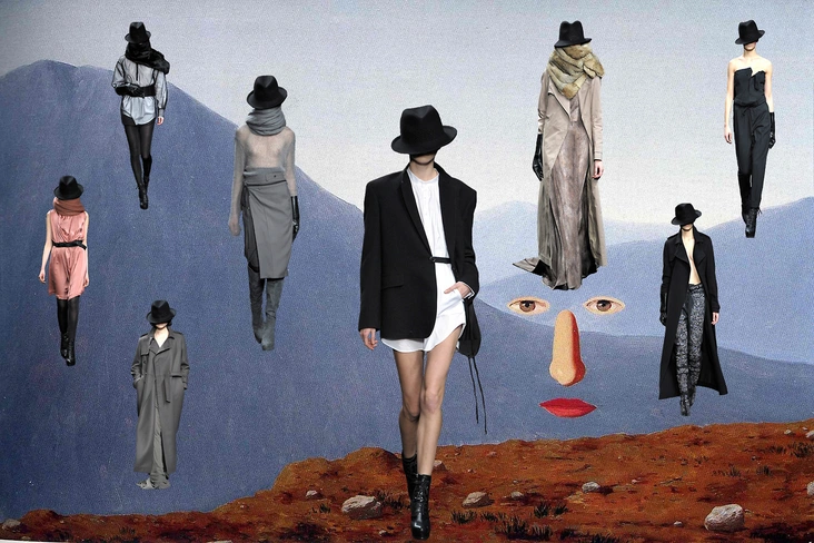 A.F. VANDEVORST X RENÉ MAGRITTE | Источник: Ubicouture