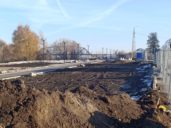 Строительные работы дошли до Обского переулка | Источник: Стас Соколов / NGS.RU