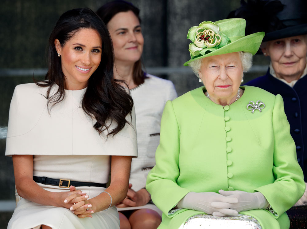 Герцогиня Меган и Королева Елизавета на первом совместном мероприятии, 14 июня 2018 года | marieclaire.ru