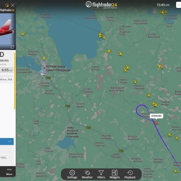 Источник: flightradar24.com