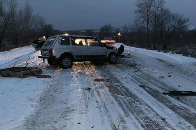 В «Ниве» никто не пострадал | Источник: Racurs360.ru