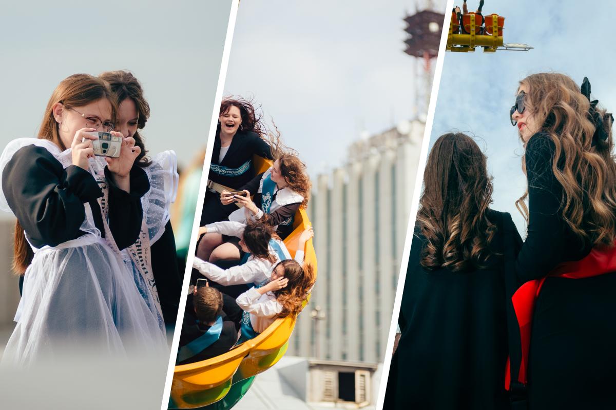 В Архангельске — последние звонки: смотрите, как стильно гуляют выпускники школ