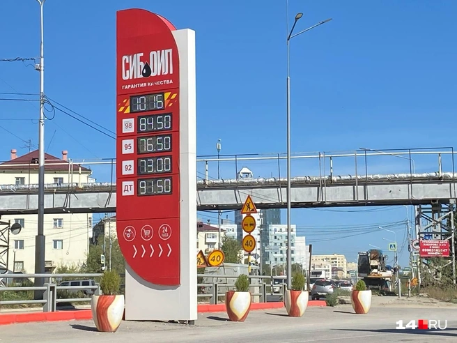 Действительно, АИ-95 у «Сибойла» на рубль дешевле | Источник: Надежда Ефимова / 14.RU