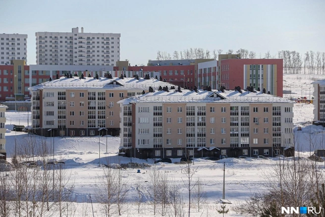 Так выглядит один из ЖК в Новинках — «Smart city» | Источник: Наталья Бурухина / NN.RU