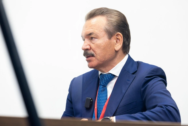 Михаил Сутягинский выступил на панельной сессии ПМЭФ-2025 с рядом предложений | Источник: ГК «Титан»