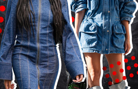 Если классика и наивность надоели: джинсовое мини-платье — дерзкий тренд весна-лето 2024