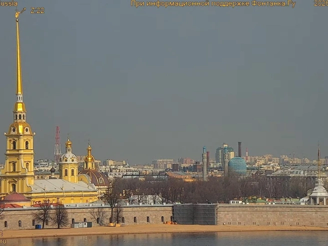 ПДК в Петербурге превышены, но не из-за пожара | Источник: Видовая камера