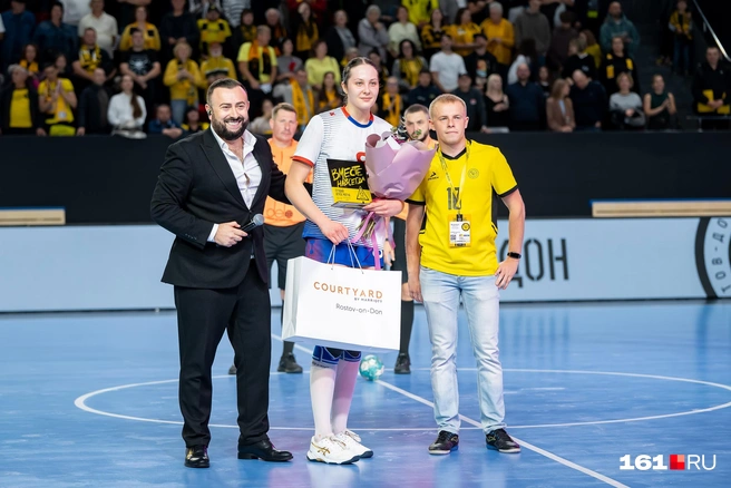 Варвара Семина&nbsp;— лучший игрок в составе ЦСКА | Источник: Евгений Вдовин / 161.RU