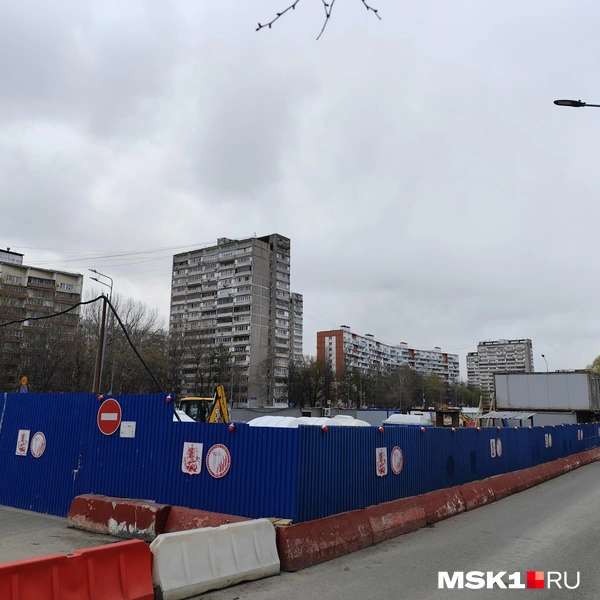 Стройплощадка возле Бирюлевского дендропарка | Источник: Игорь Мещанев / MSK1.RU