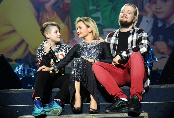 Татьяна Буланова с сыновьями Никитой и Александром