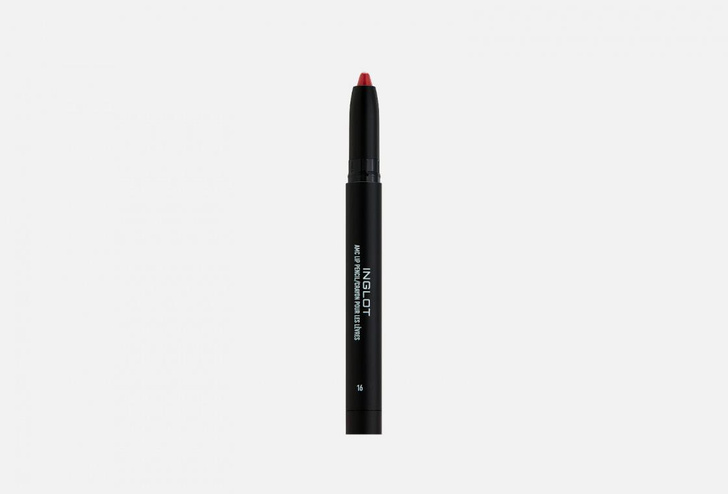 Контурный карандаш для губ с точилкой Inglot AMC lip pencil matte with sharpener 