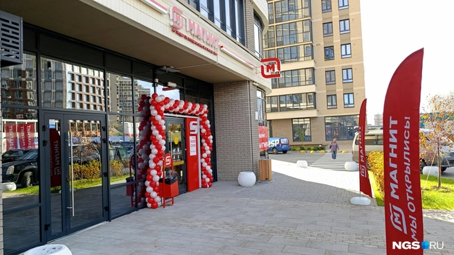 Магазин открылся в сданном уже здании ЖК «Сакура» | Источник: Стас Соколов / NGS.RU