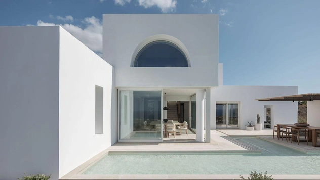 Вилла на Санторини: белый куб от Kapsimalis Architects