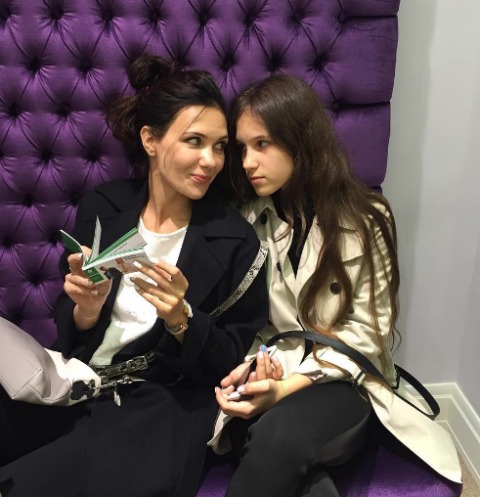 Екатерина Климова с дочерью Лизой