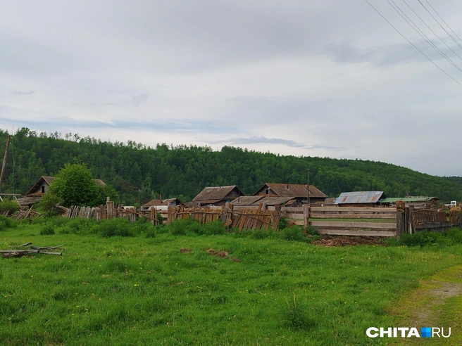 Тут осталось с десяток домов, и все, кроме двух, заброшены | Источник: Дарья Харламова / CHITA.RU