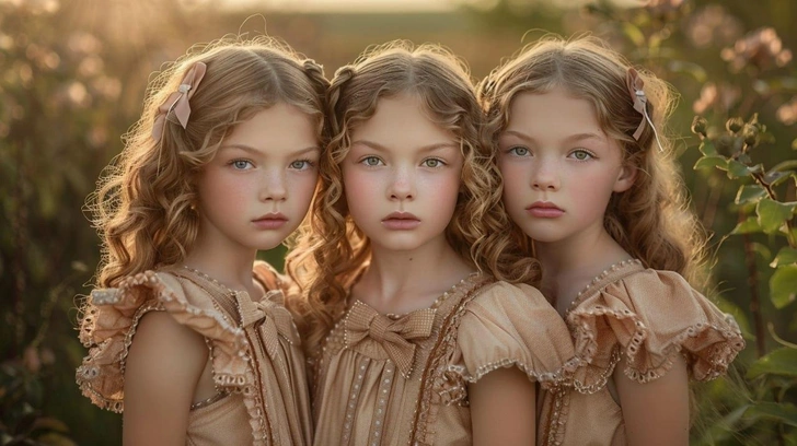 «Нас выставляли как животных в зоопарке»: история уникальных пятерняшек — сестер Дион, которых отец продал за $800 тыс. | Источник: Midjourney