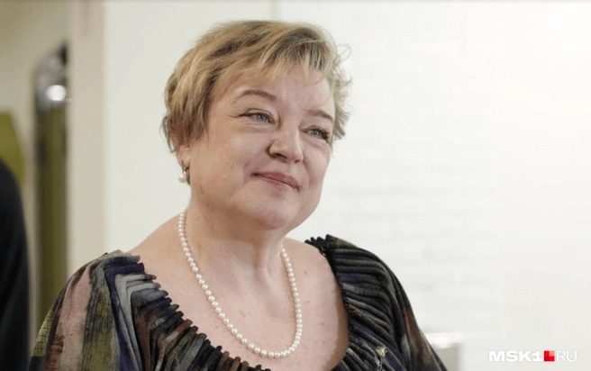 Оксана Евгеньевна, учитель математики в классе Надежды  | Источник: Дмитрий Толстошеев / MSK1.RU