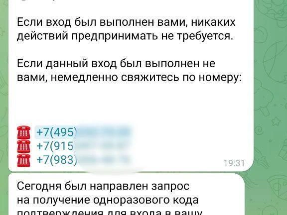 Горожанке прислали подложные номера «поддержки» | Источник: читатель E1.RU