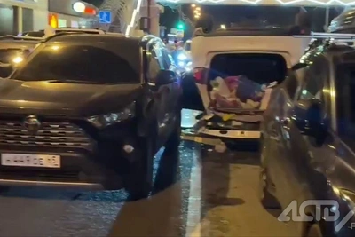 В ДТП у Дома торговли в Южно-Сахалинске пострадали четыре авто