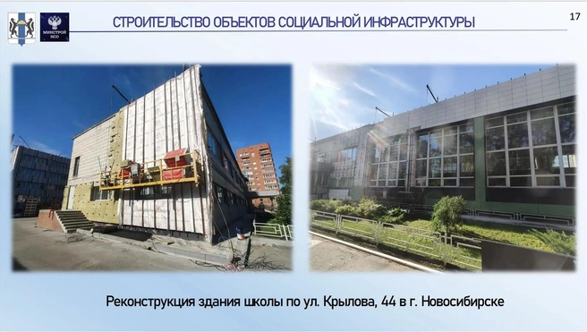 Школу планируют ввести в эксплуатацию в этом году | Источник: Травников Андрей / MAX