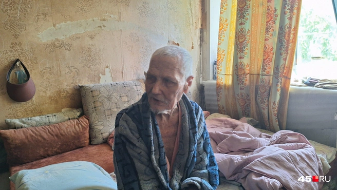 В таких условиях ветеран живет уже давно | Источник: Александр Лисихин / 45.RU