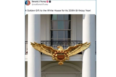 Золотой орёл Трампа в Белом доме оказался фейком