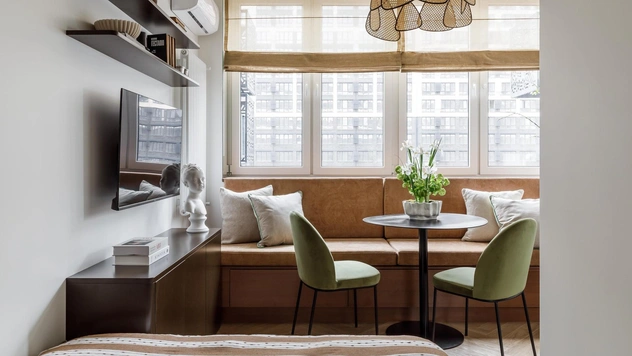 Разумный минимум: светлая квартира 23 м² в Краснодаре