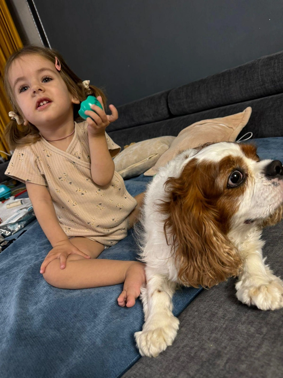 С домашним любимцем | Источник: семейный архив Анастасии