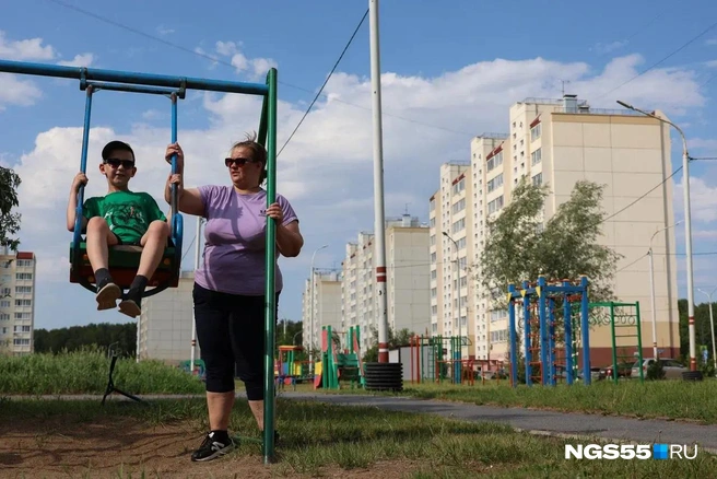В «Облепиховом» много молодых семей | Источник: Евгений Софийчук / NGS55.RU
