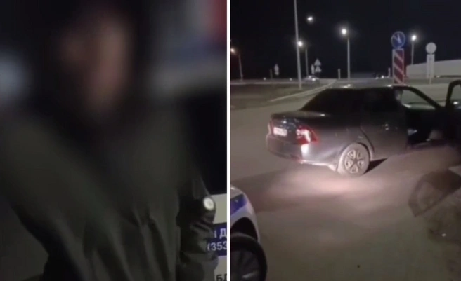 В Оренбурге на видео попал «тарантиновский» диалог гаишника и работника автомойки, угнавшего «Приору» клиента | Источник: УМВД России по Оренбургской области