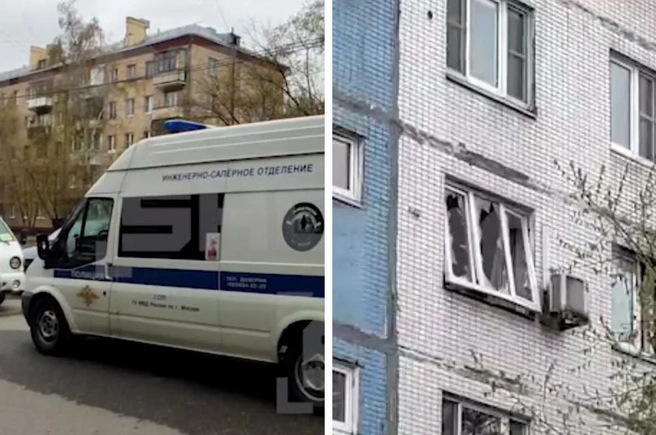 В доме в Москве прогремел взрыв | Источник: SHOT / T.me