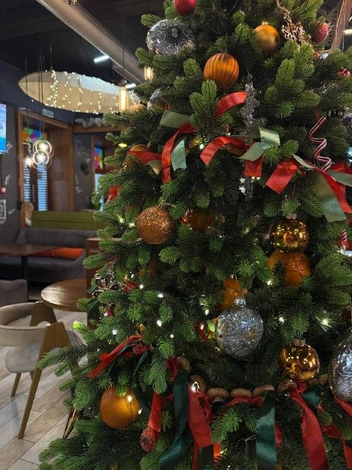 Праздничная елка создает новогоднее настроение  | Источник: Mister Fox