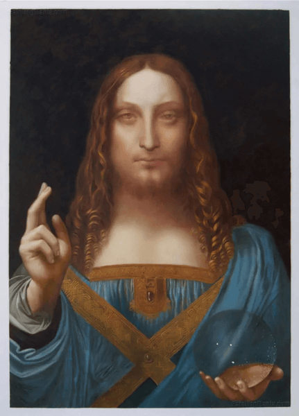 Самые дорогие картины Спаситель мира Леонардо да Винчи