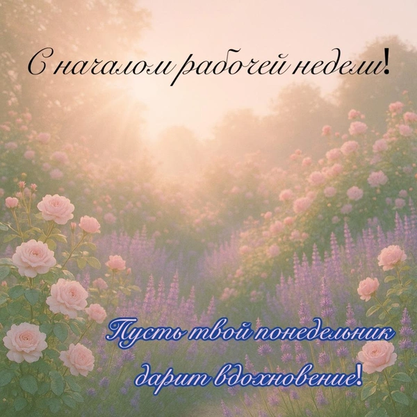 открытки с понедельником, открытка утро понедельника, открытки с добрым понедельником, открытки с понедельником прикольные, доброго понедельника открытки красивые, бесплатные открытки доброго понедельника, скачать открытку с понедельником | Источник: theDay/DALL-E