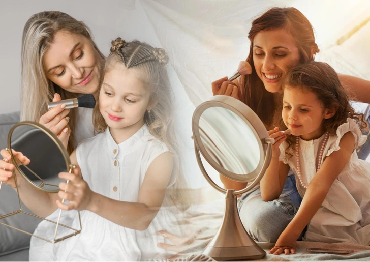 Почему девочке на самом деле нельзя пользоваться маминой косметикой — вы удивитесь | Источник: theDay/Shutterstock/Fotodom.ru