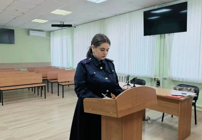 Следователь второго отдела по расследованию особо важных дел воронежского управления СКР в суде просила для Никиты Чермашенцева домашний арест | Источник: Следком Воронеж / max.ru