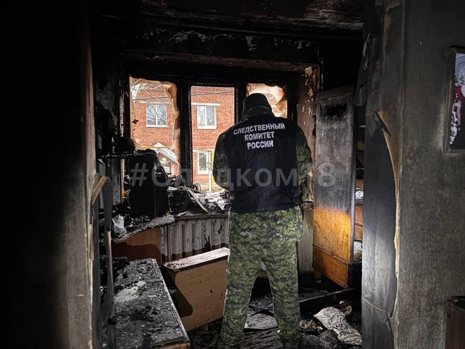 В настоящее время сотрудники следственного комитета устанавливают причины и обстоятельства случившегося | Источник: пресс-служба СУ СК РФ по УР