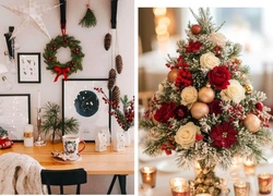 Новогоднее настроение в офисе: 6 идей декора из хвои, свечей и живых цветов